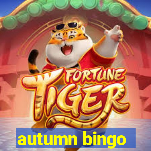 autumn bingo