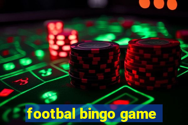 footbal bingo game