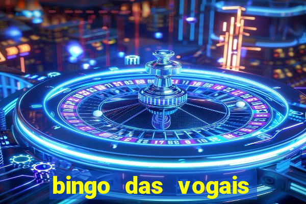 bingo das vogais colorido para imprimir