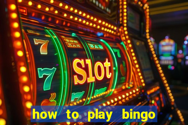 how to play bingo for money