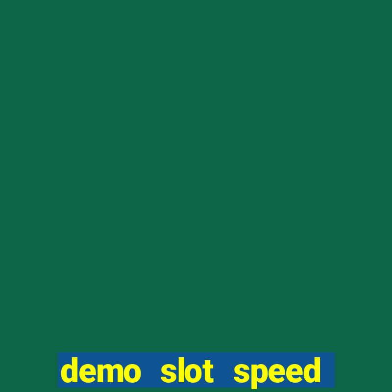 demo slot speed winner pg