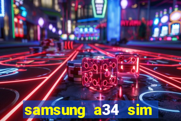 samsung a34 sim card slot