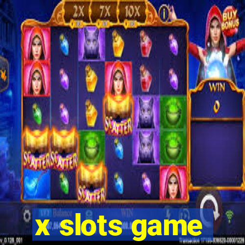 x slots game