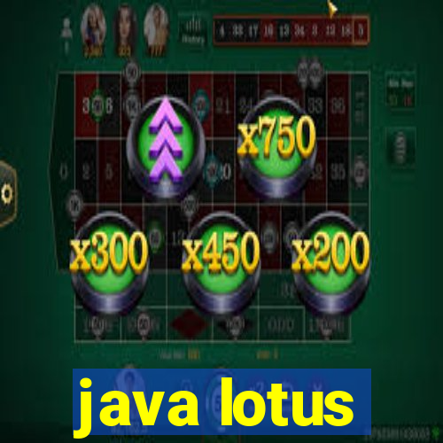 java lotus