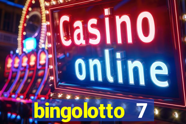 bingolotto 7 januari 2024