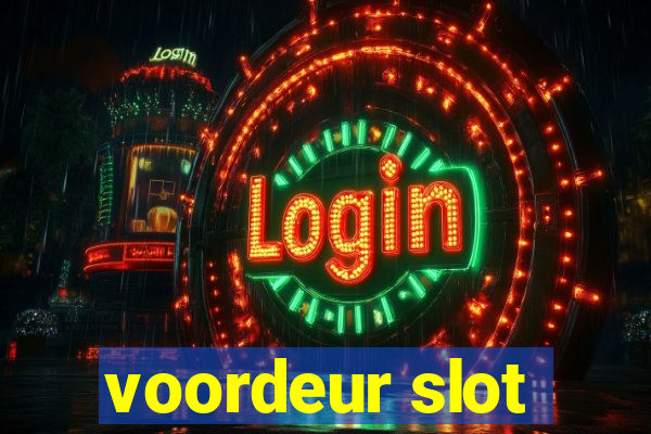 voordeur slot