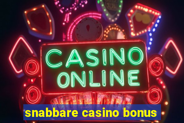 snabbare casino bonus