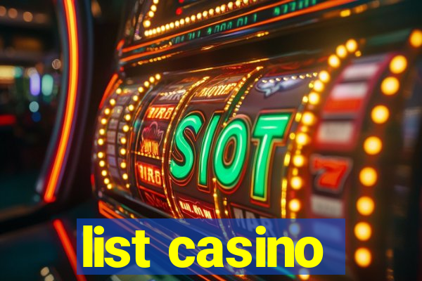 list casino