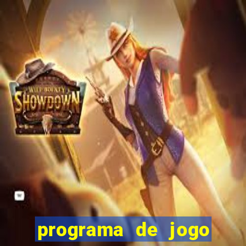 programa de jogo de futebol