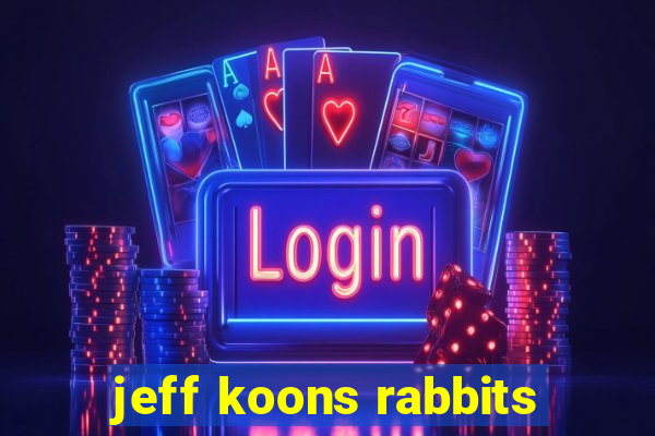 jeff koons rabbits