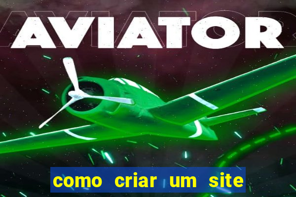 como criar um site de jogos