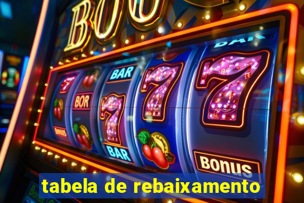 tabela de rebaixamento