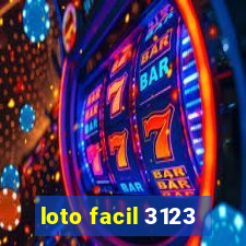 loto facil 3123