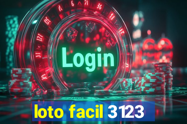 loto facil 3123