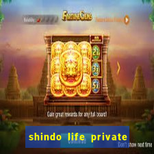 shindo life private server codes