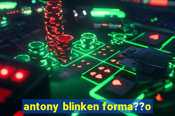 antony blinken forma??o