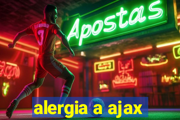 alergia a ajax