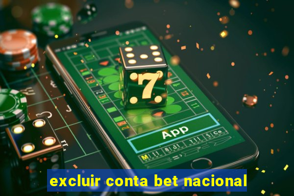 excluir conta bet nacional