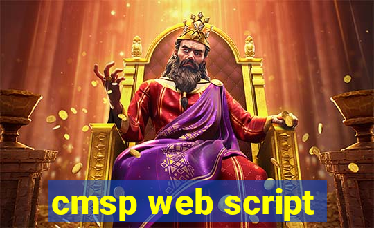 cmsp web script