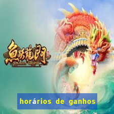 horários de ganhos no fortune tiger