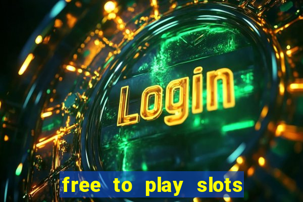 free to play slots no download