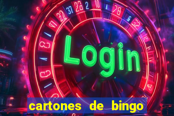 cartones de bingo para imprimir