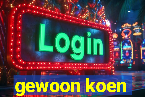 gewoon koen