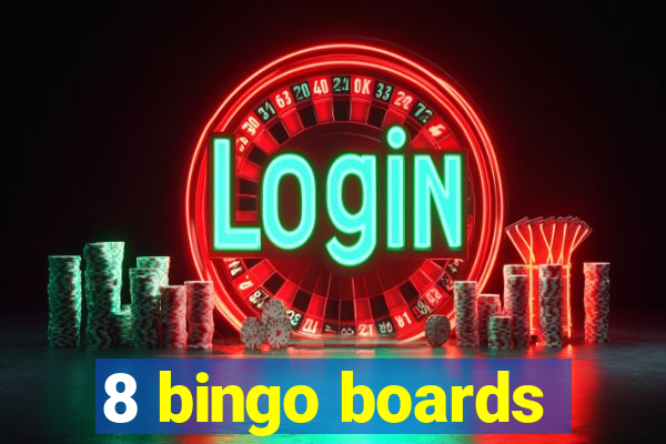 8 bingo boards