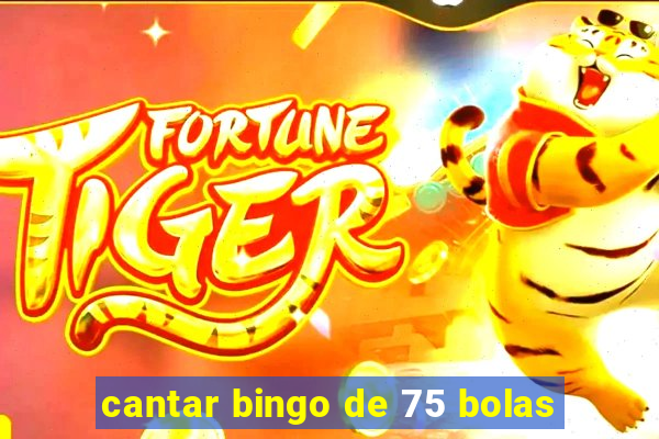 cantar bingo de 75 bolas