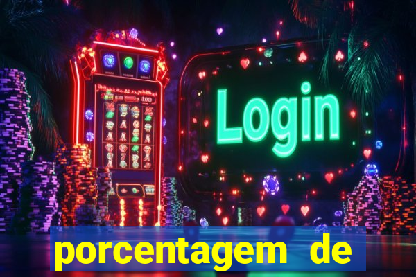 porcentagem de pagamento dos slots