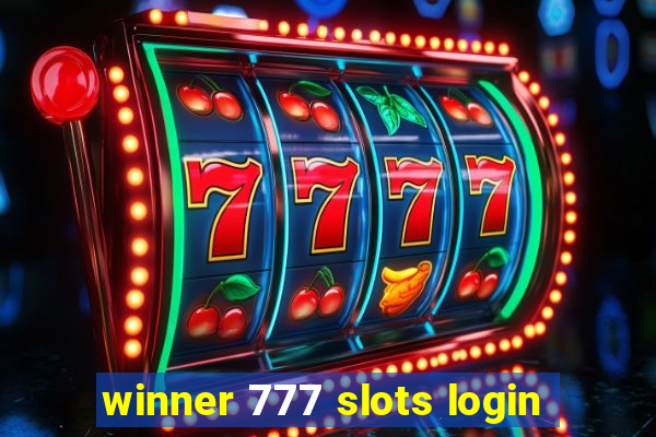 winner 777 slots login