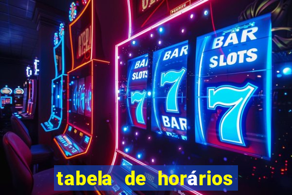 tabela de horários fortune tiger