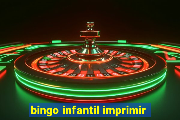 bingo infantil imprimir