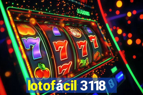 lotofácil 3118