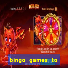 bingo games to play at home