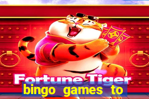 bingo games to play at home