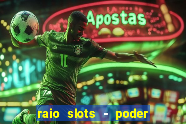 raio slots - poder de zéus