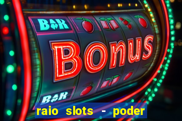 raio slots - poder de zéus