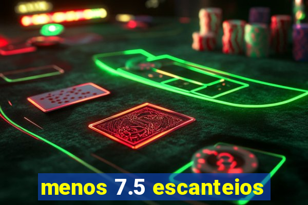 menos 7.5 escanteios