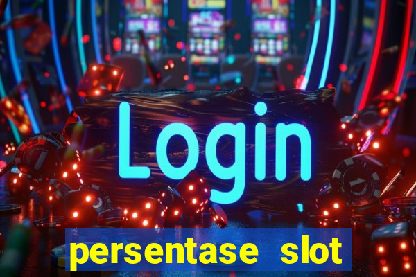 persentase slot hari ini