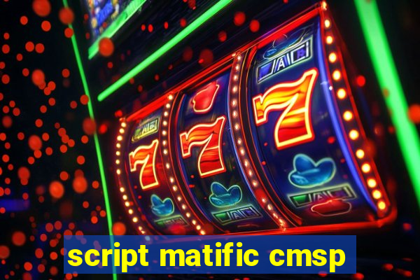 script matific cmsp