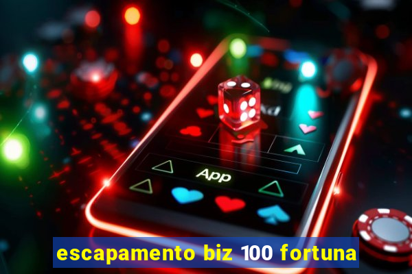 escapamento biz 100 fortuna