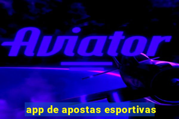 app de apostas esportivas