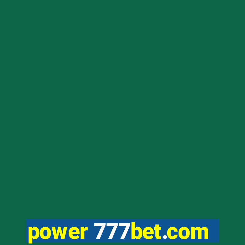 power 777bet.com