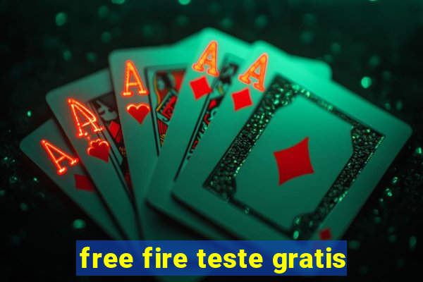 free fire teste gratis