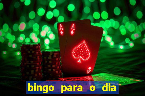 bingo para o dia do estudante