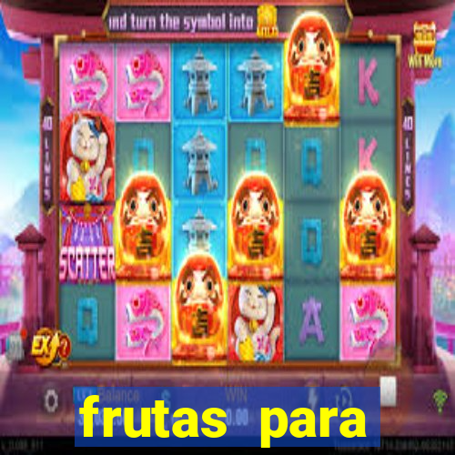 frutas para imprimir y recortar