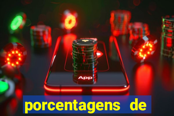 porcentagens de jogos pagantes