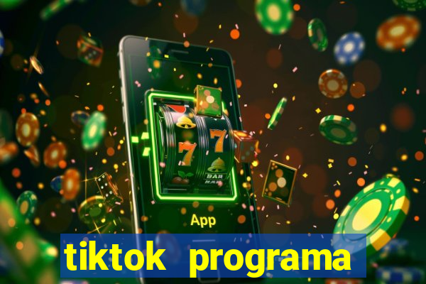 tiktok programa criativo beta