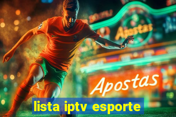 lista iptv esporte